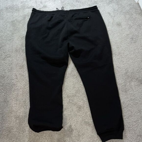 Big Man Black ZOO YORK Cuffed Track Sweat Jogger Fleece Urban Pants Sweatpants - Picture 6 of 6